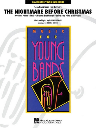 Selections From 'The Nightmare Before Christmas' for Concert Band/Harmonie score and parts