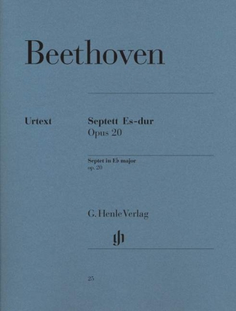 Septett Es-Dur op.20 f�r Klarinette, f�r Klarinette, Horn, Fagott, Violine, Viola, Violoncello und Kontraba Stimmen