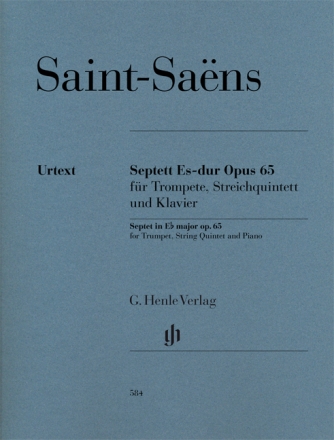 Septett Es-Dur op.65 f�r Trompete, 2 Violinen, Viola, Violoncello, Kontraba� und Klavier Partitur und Stimmen