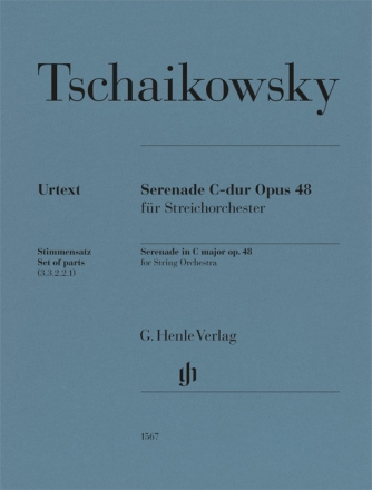 Serenade C-Dur op. 48 f�r Streichorchester Stimmensatz