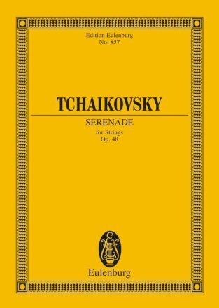 Serenade C-Dur op.48 f�r Streichorchester Studienpartitur