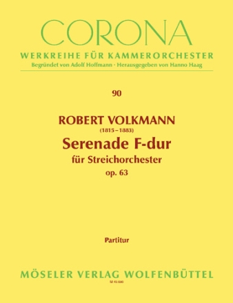 Serenade F-Dur Nr.2 op.63 f�r Streichorchester Partitur (Verlagskopie)