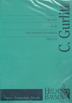 Serenade op.96 f�r 2 Klaviere zu 8 H�nden Partitur und Stimmen
