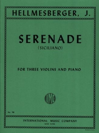 Serenade Siciliano for 3 violins and piano