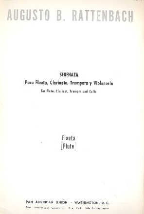 Serenata f�r Fl�te, Klarinette, Trompete und Cello Stimmen
