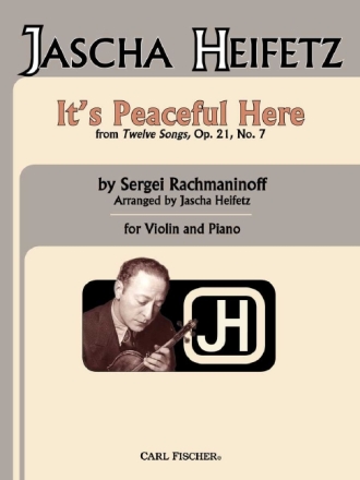 Sergei Rachmaninoff It's Peaceful Here VIOLINE UND KLAVIER