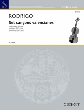 Set can�ons valencianes f�r Violine und Gitarre