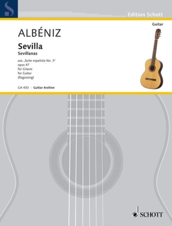 Sevilla aus Suite espanola Nr.3 f�r Gitarre