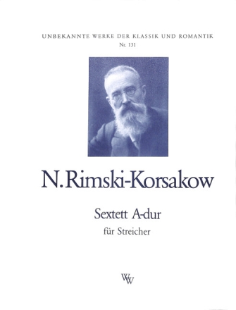 Sextett A-Dur f�r 2 Violinen, 2 Violen und 2 Violoncelli Stimmen