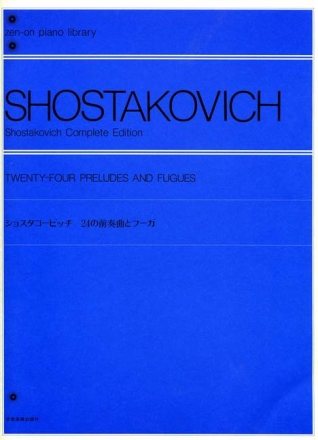 Shostakovich, Dmitri, 24 Pr�ludien und Fugen op. 87 Klavier