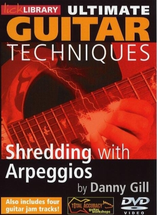 Shredding with Arpeggios DVD-Video Lick Library Ultimate Guitar Techniques