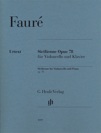 Sicilienne op.78 f�r Violoncello und Klavier