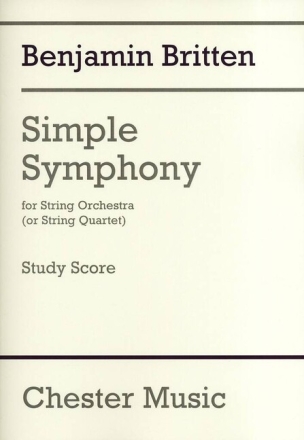 Simple Symphony for string orchestra (string quartet) study score