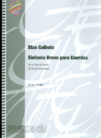 Sinfonia Breve para Cuerdas for string orchestra score