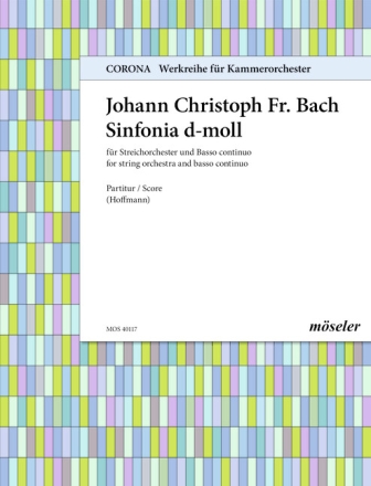 Sinfonia d-Moll f�r Streichorchester Partitur