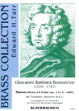Sinfonia ottava � 6 D-Dur op.3,8 f�r Trompete, Streicher und Bc f�r Trompete und Klavier