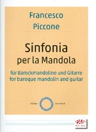 Sinfonia per la mandola f�r Barockmandoline und Gitarre Stimmen
