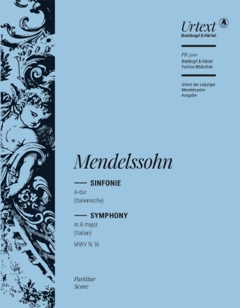 Sinfonie A-Dur Nr.4 op.90 f�r Orchester Partitur