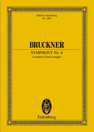 Sinfonie A-Dur Nr.6 f�r Orchester Studienpartitur