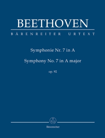 Sinfonie A-Dur Nr.7 op.92 f�r Orchester Studienpartitur