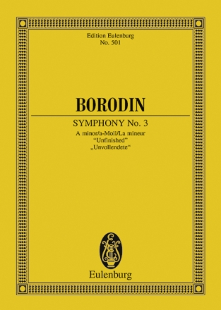 Sinfonie a-Moll Nr.3 f�r Orchester Studienpartitur