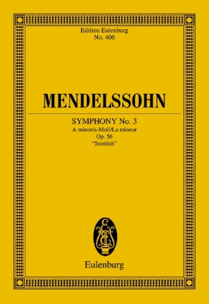 Sinfonie A-Moll Nr.3 op.56 f�r Orchester Studienpartitur (dt/en)
