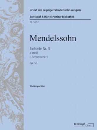Sinfonie A-Moll Nr.3 op.56 f�r Orchester Studienpartitur
