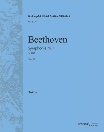 Sinfonie C-Dur Nr.1 op.21 f�r Orchester Partitur