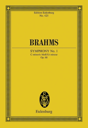 Sinfonie c-Moll Nr.1 op.68 f�r Orchester Studienpartitur