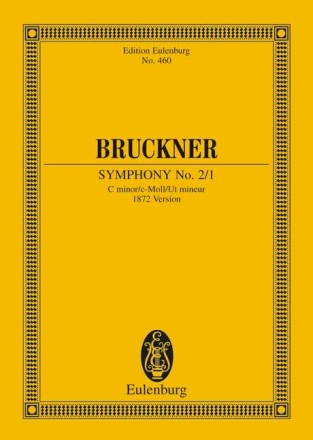 Sinfonie c-Moll Nr.2,1 in der Fassung von 1872 f�r Orchester Studienpartitur
