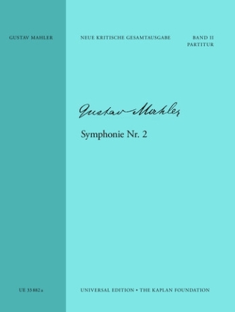 Sinfonie c-Moll Nr.2 f�r Soli, gem Chor und Orchester Partitur und Textband