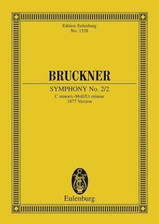 Sinfonie c-Moll Nr.2 (Version 1877) f�r Orchester Studienpartitur