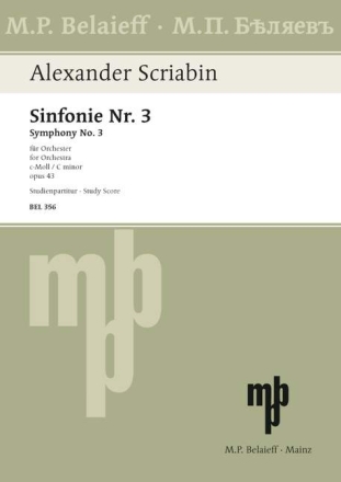 Sinfonie c-Moll Nr.3 op.43 f�r Orchester Studienpartitur