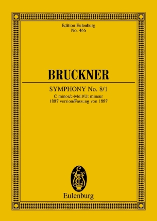 Sinfonie c-Moll Nr.8 f�r Orchester (1. Fassung) Studienpartitur