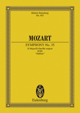 Sinfonie D-Dur KV385 f�r Orchester Studienpartitur