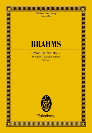 Sinfonie D-Dur Nr.2 op.73 f�r Orchester Studienpartitur
