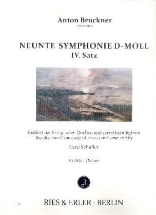 Sinfonie d-Moll Nr-9 4.Satz f�r Orchester Partitur