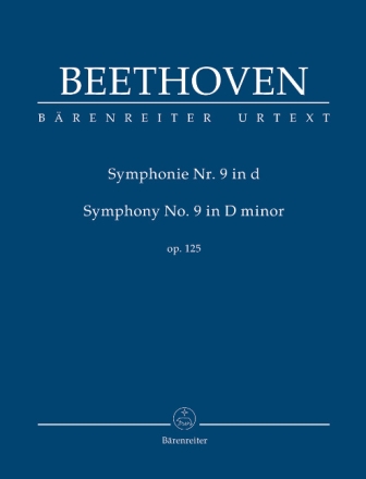 SINFONIE D-MOLL NR.9 OP.125 f�r Soli, Chor und Orchester Studienpartitur