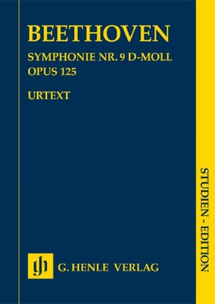 Sinfonie d-Moll Nr.9 op.125 f�r Soli, gem Chor und Orchester Studienpartitur