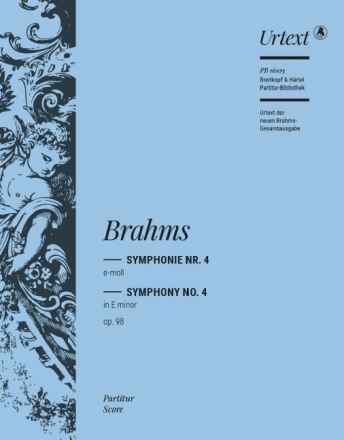 Sinfonie e-Moll Nr.4 op.98 f�r Orchester Partitur