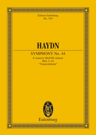 Sinfonie e-Moll Nr.44 Hob.I:44 f�r Orchester Studienpartitur