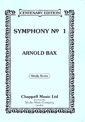 Sinfonie es-Moll Nr.1 f�r Orchester Studienpartitur