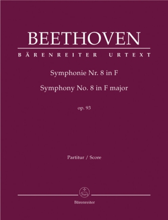 Sinfonie F-Dur Nr.8 op.93 f�r Orchester Partitur
