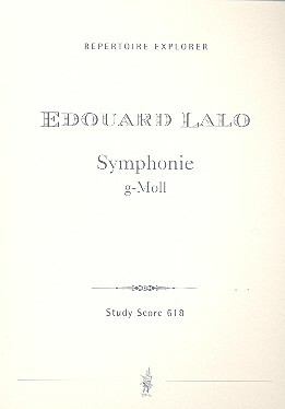Sinfonie g-Moll f�r Orchester Studienpartitur