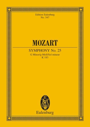 Sinfonie g-Moll Nr.25 KV183 f�r Orchester Studienpartitur