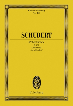 Sinfonie h-Moll Nr.7 D579 f�r Orchester Studienpartitur
