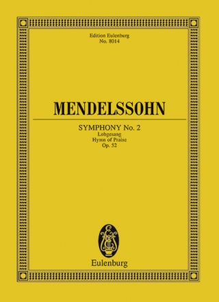 Sinfonie Nr.2 op.52 f�r Soli, Chor und Orchester Studienpartitur