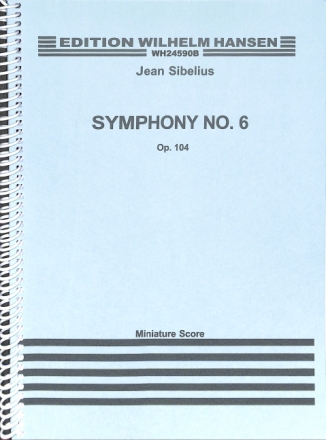 Sinfonie Nr.6 op.104 f�r Orchester Studienpartitur