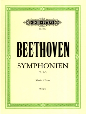Sinfonien Band 1 (Nr.1-5) f�r Klavier