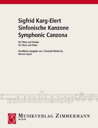 Sinfonische Kanzone op.114 f�r Fl�te und Klavier